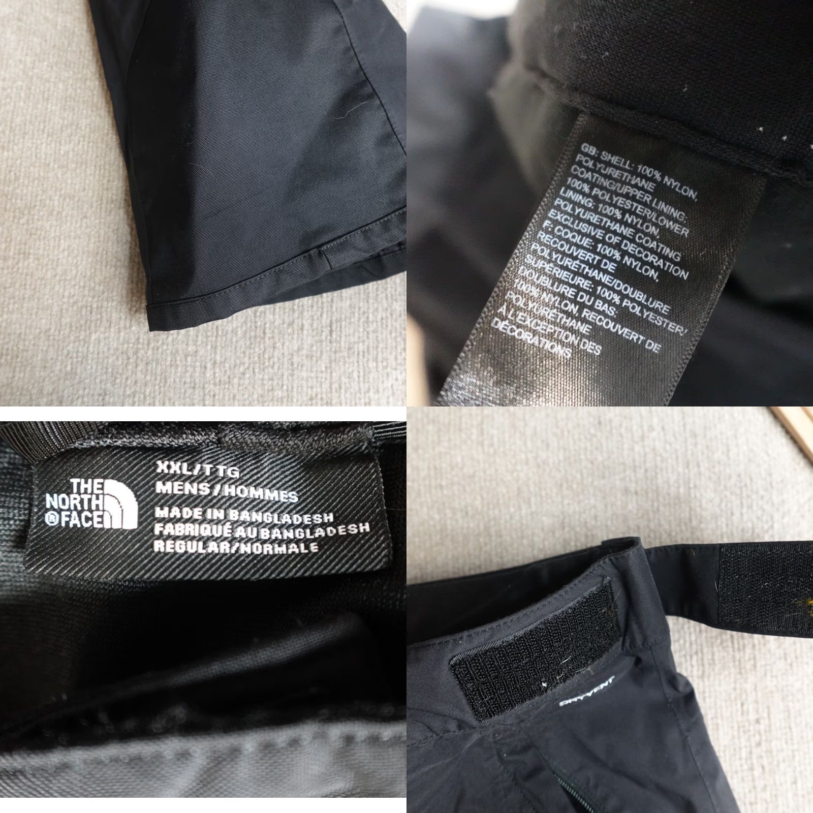 The North Face VINTAGE The North Face Pants 2XL Black NF0a5abv Mens Regular 30in Straight Zip Nylon Logo Seasonal Winter Spring Summer Travel Casual} Size US 39 - 9 Thumbnail