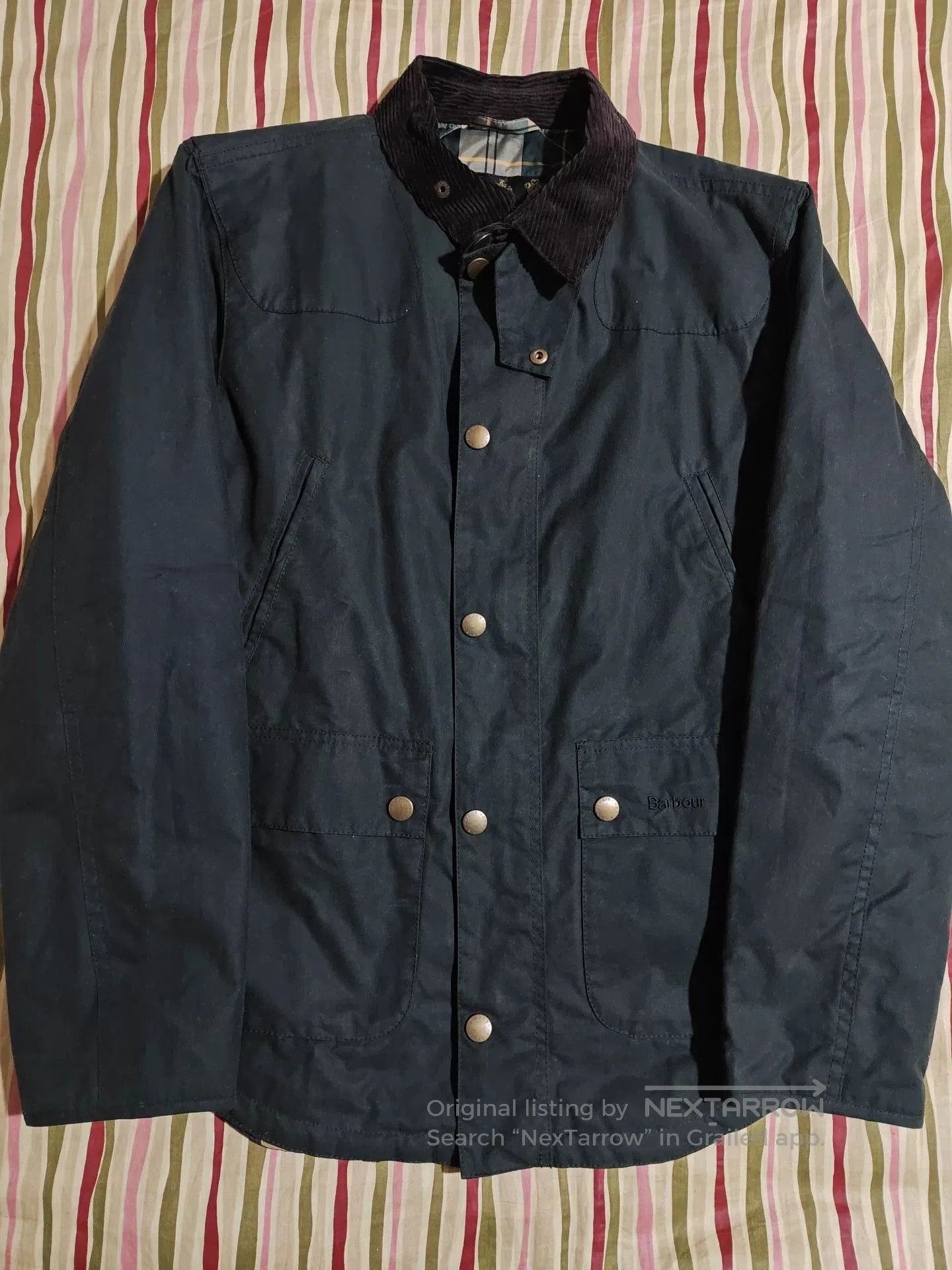 Barbour Bedale Waxed Cotton Jacket.