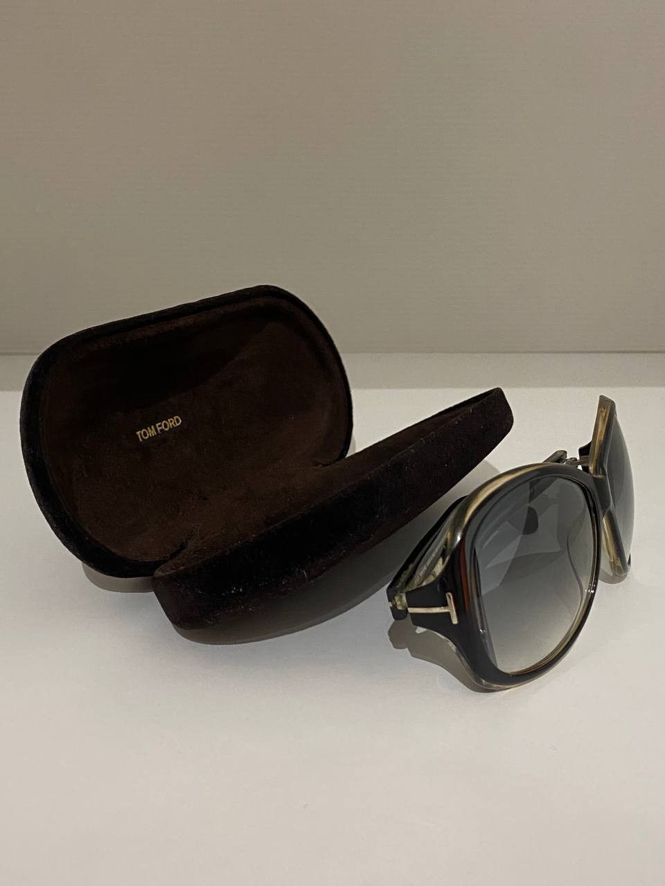 Tom Ford Tom Ford CECILE Oval Oversized Retro Vintage Y2k Sunglasses Size ONE SIZE - 6 Thumbnail