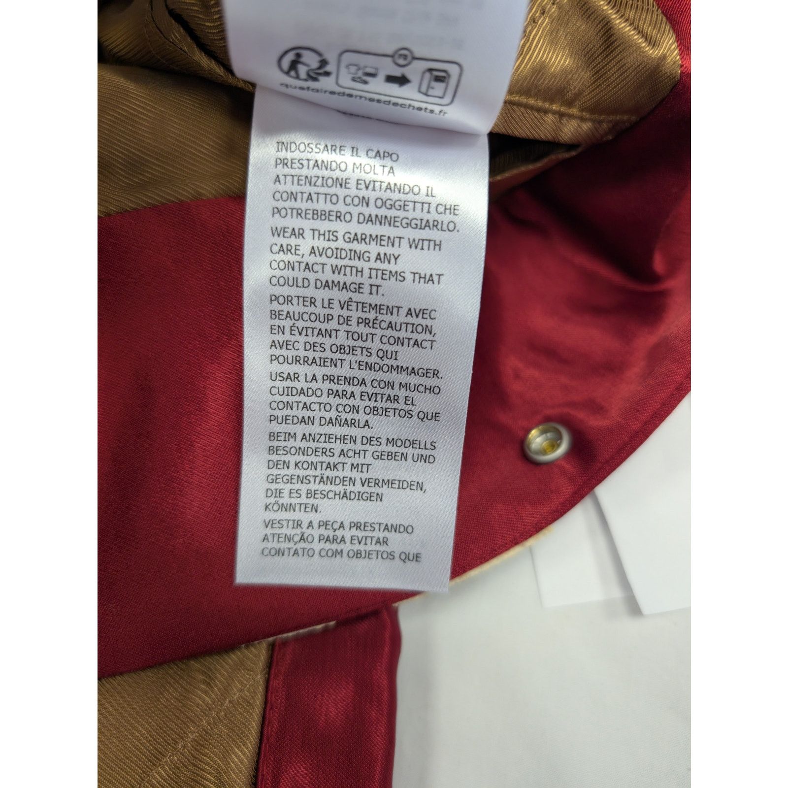 Gucci o1rshd1 Light Weight Duchesse SPW Jacket Shirt in Sail/Mix Size US M / EU 48-50 / 2 - 19 Thumbnail
