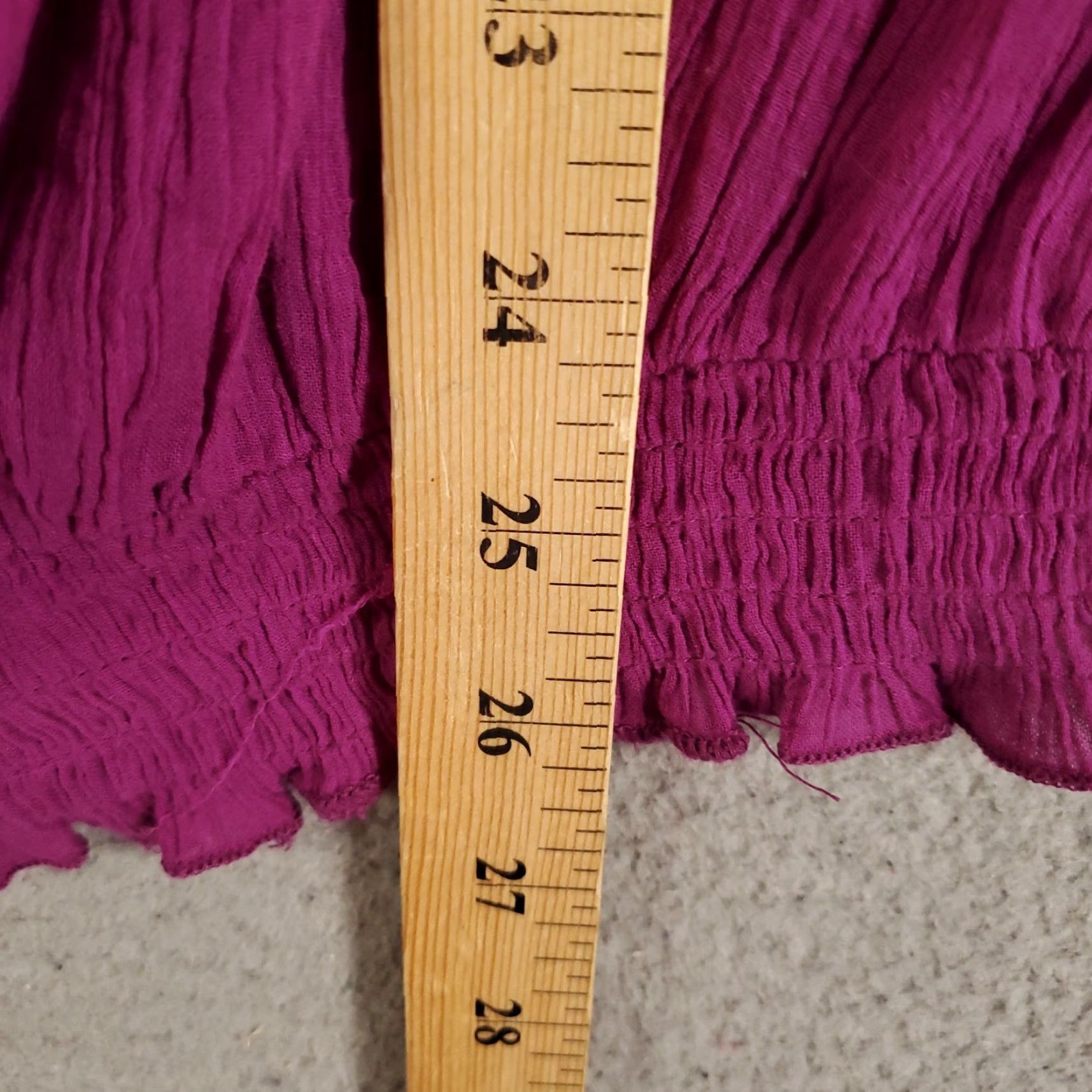 Vintage St. John's Bay Tank Womens 1X Purple Beaded Trim Boho Top Size XL / US 12-14 / IT 48-50 - 3 Thumbnail