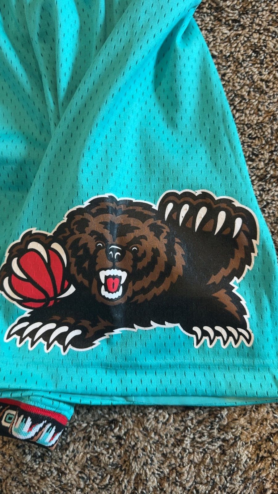 Mitchell & Ness Grizzlies Shorts Size US 32 / EU 48 - 2 Thumbnail