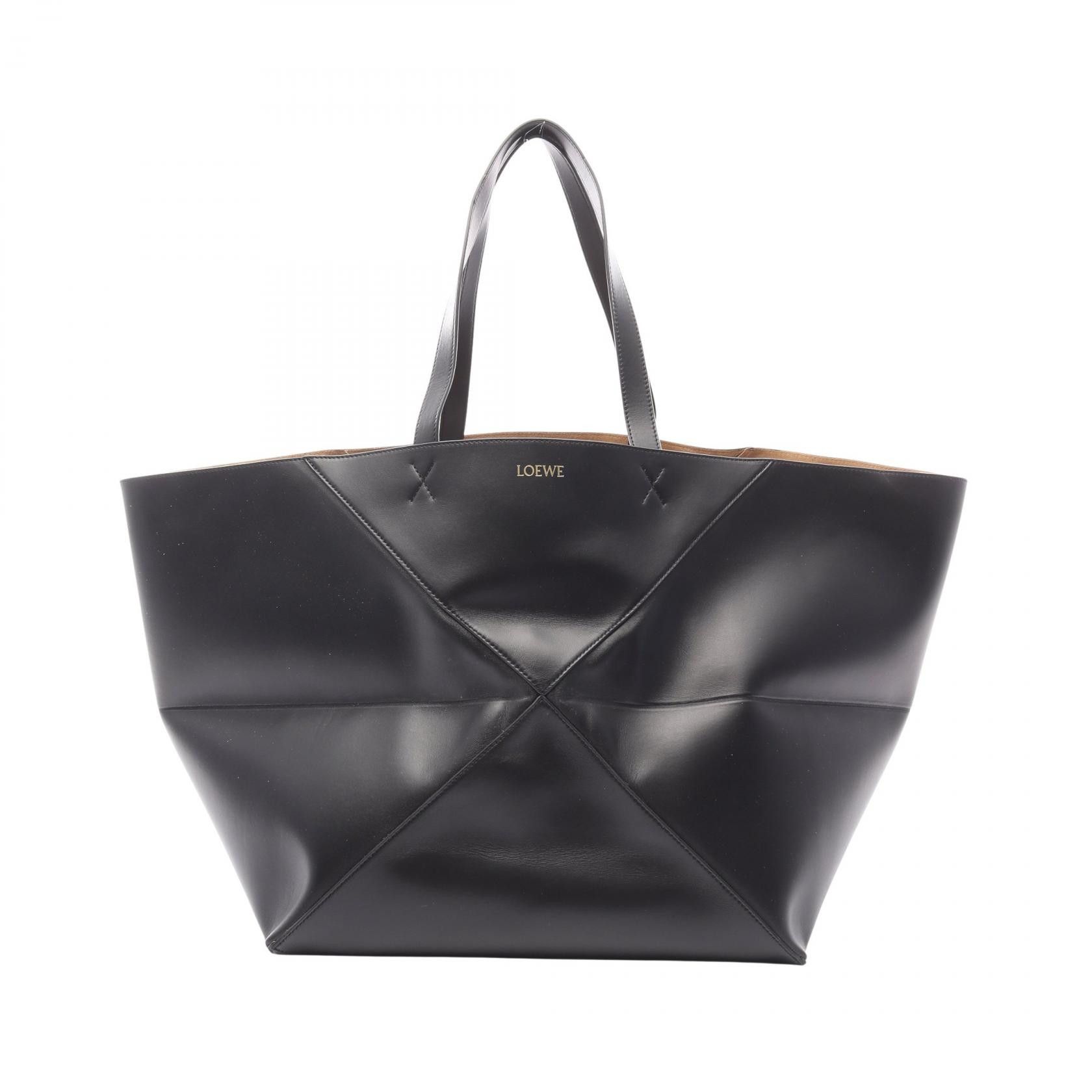 Loewe Loewe Loewe Puzzlefold Leather Tote Bag Leather Tote Bag B510PFMX011100 DUTY FREE for USA Size ONE SIZE - 1 Thumbnail