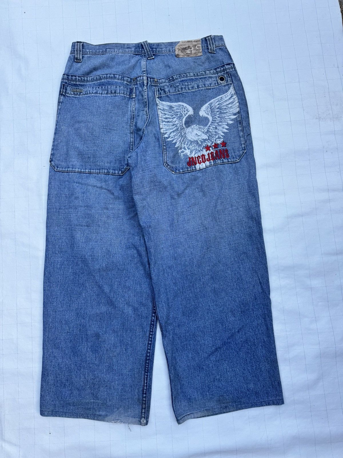 JNCO jnco eagle embroidered 90s baggy denim Size US 36 / EU 52 - 1 Thumbnail