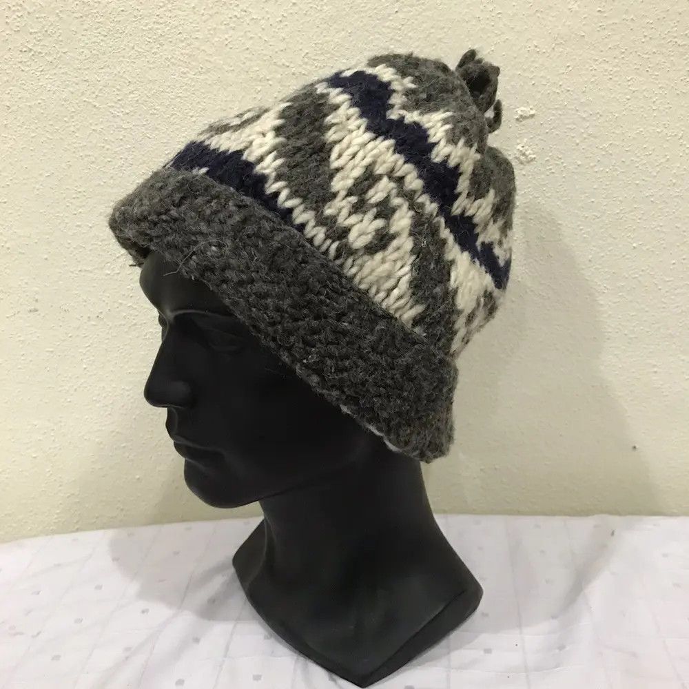 Japanese Brand × Kapital × Vintage Japanese Brand Knit Beanie Hat Size ONE SIZE - 2 Thumbnail