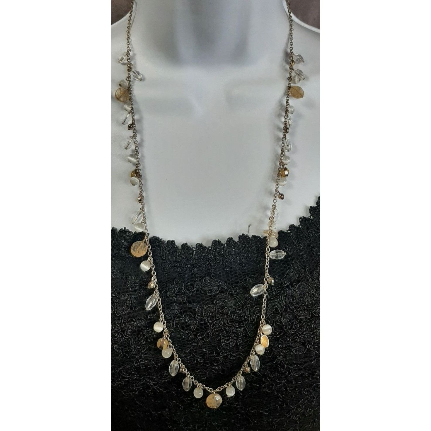 Banana Republic Preppy Banana Republic Silver Tone Charm Necklace Size ONE SIZE - 1 Thumbnail