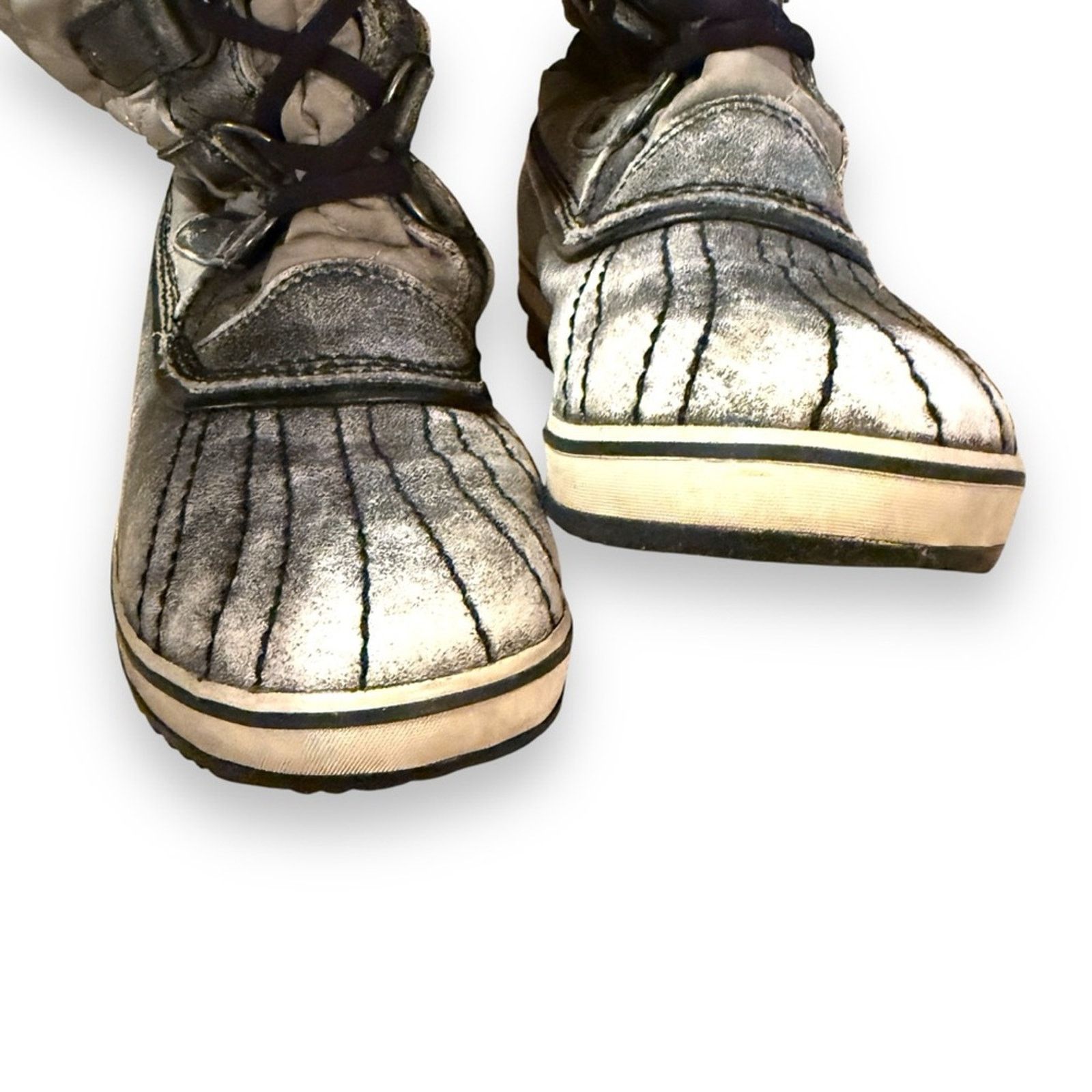 SOREL Sorel Tofino Tall Gray Waterproof Lace Up Snow Boots Sz 7.5 Size US 7.5 / IT 37.5 - 4 Thumbnail
