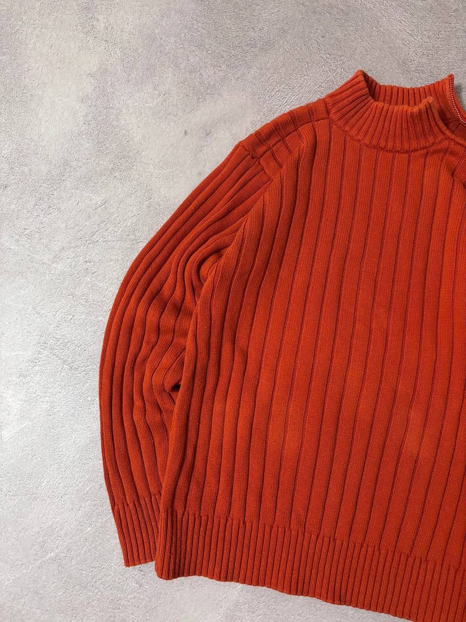 Vintage Vintage Diesel style orange distressed sweatshirt Size US M / EU 48-50 / 2 - 4 Thumbnail