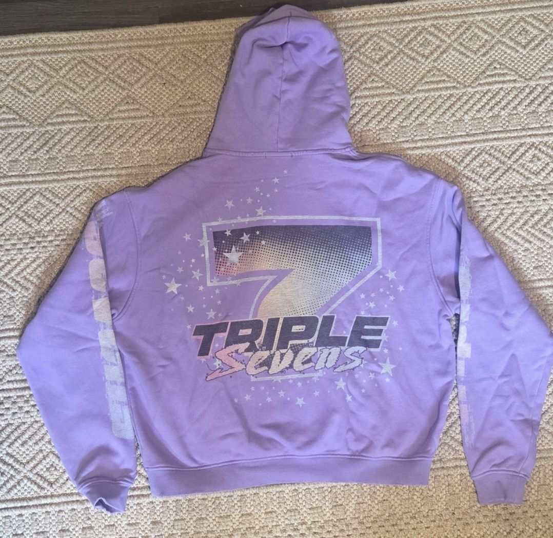TRIPLE SEVENS Triple Sevens Bears Surf Hoodie Purple Size Large NWT Size US M / EU 48-50 / 2 - 2 Thumbnail
