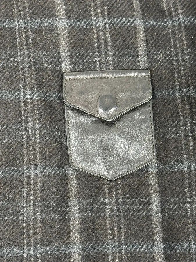 Dolce & Gabbana 2000s Dolce & Gabbana Dark Grey Wool Shattered Bomber Jacket Size US M / EU 48-50 / 2 - 10 Thumbnail