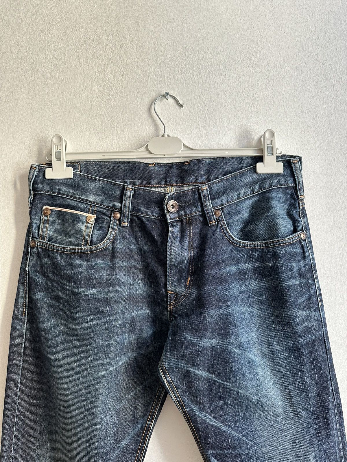 Edwin Edwin SK505 Made in Japan Faded Selvage Denim Pants Size US 32 / EU 48 - 4 Thumbnail