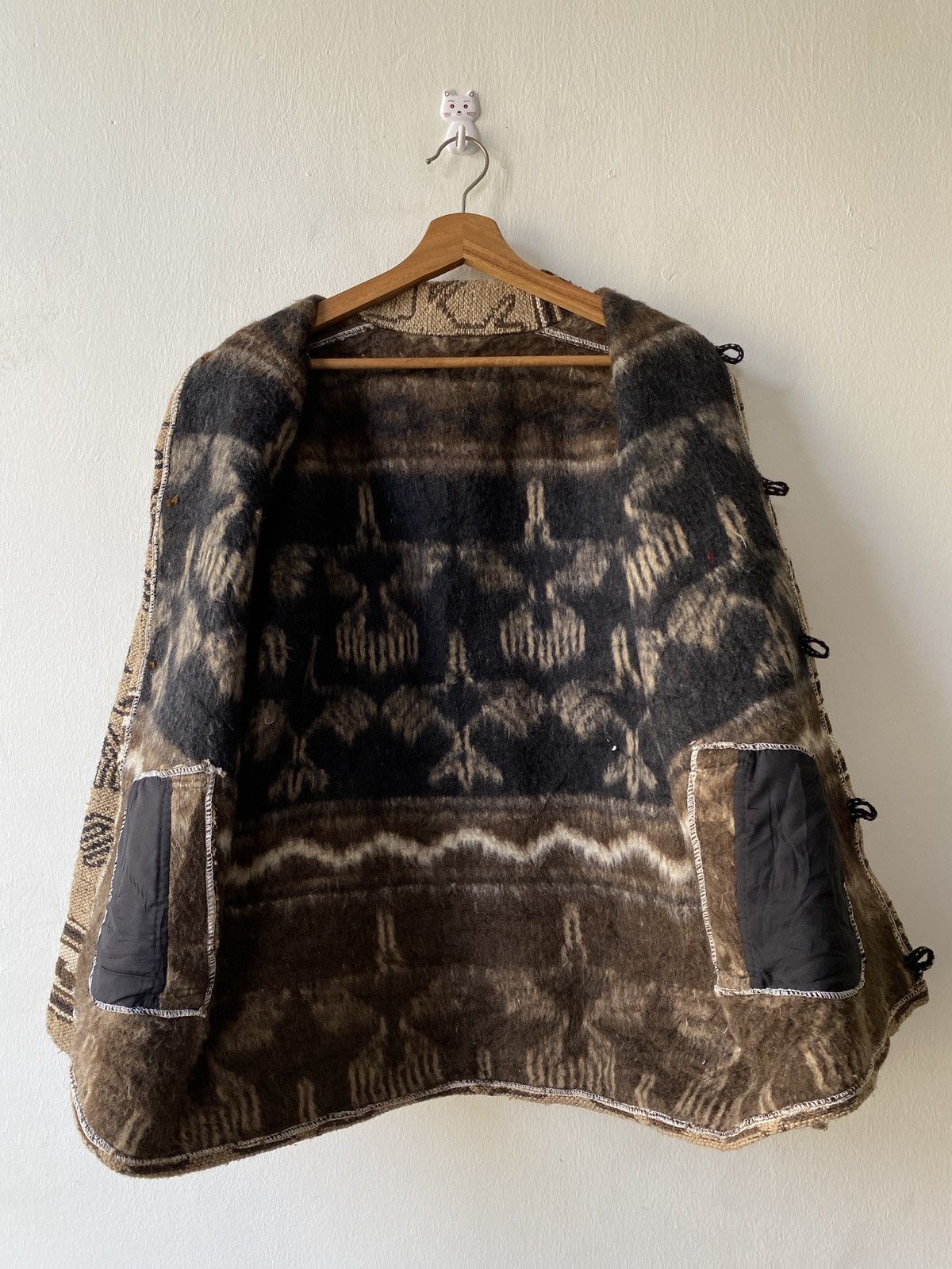 Vintage Heavy Knit Lining Wool Jacket
