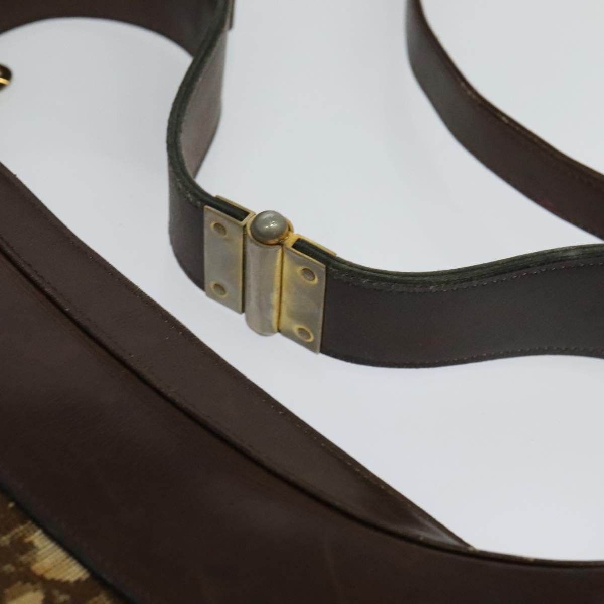 Dior DIOR Trotter Canvas Shoulder Bag Brown Size ONE SIZE - 8 Thumbnail
