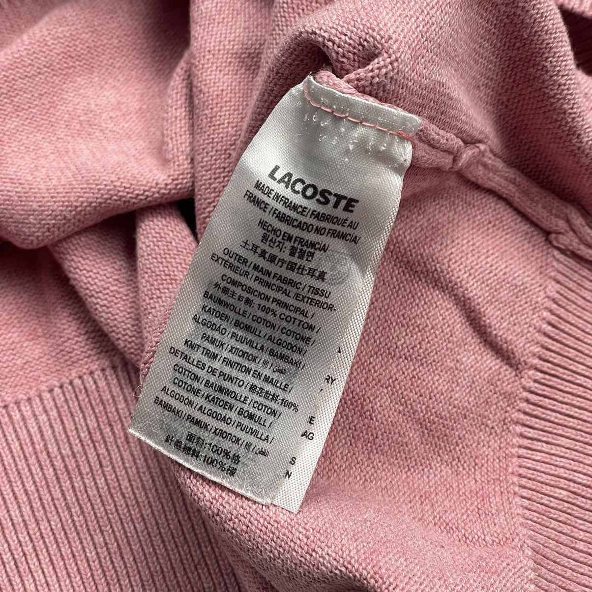 Lacoste RARE 🇫🇷Lacoste sweatshirt collar pink size M Size US M / EU 48-50 / 2 - 9 Thumbnail