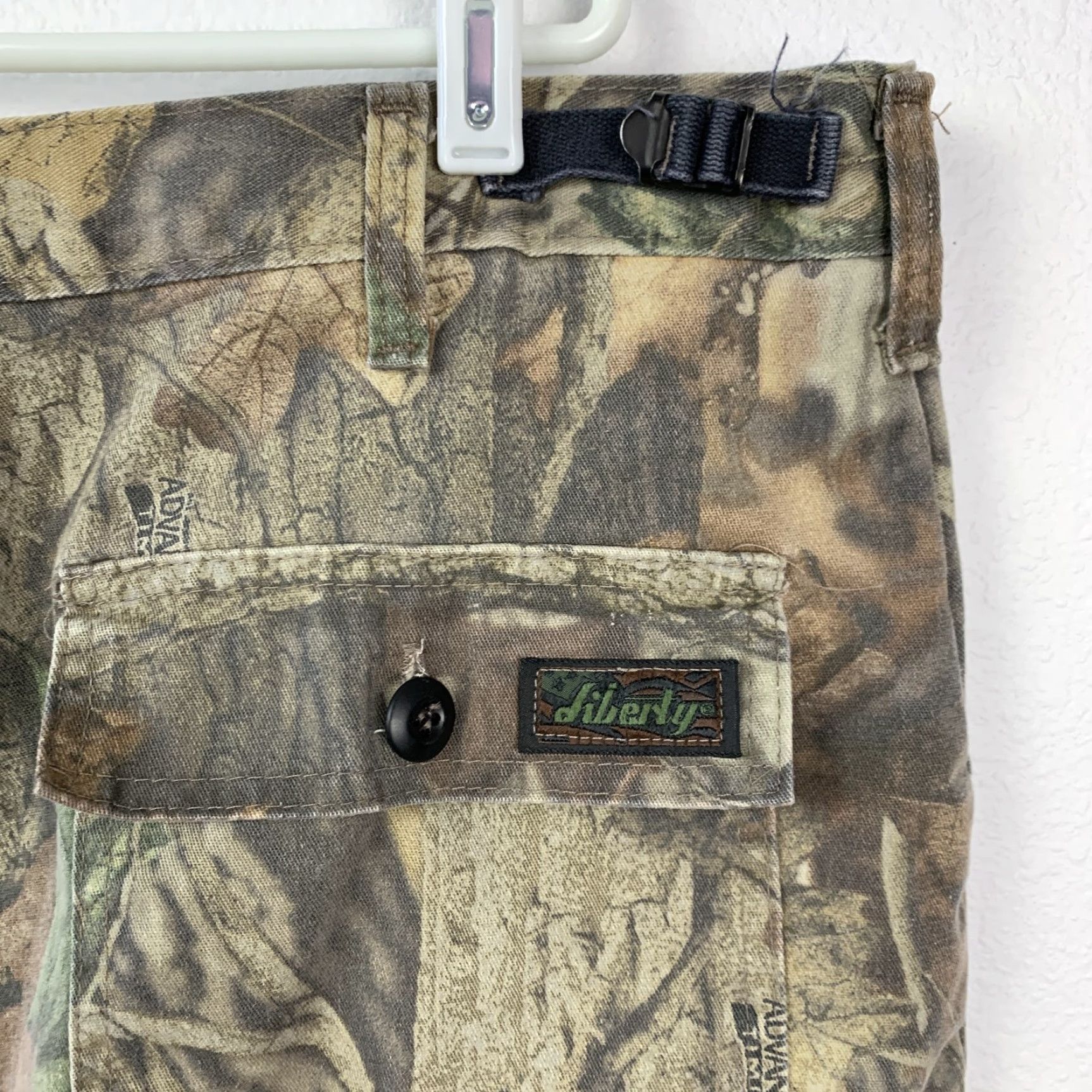 Vintage Liberty Camouflage Cargo Pants Advantage Camo Hunting Outdoor 2XL Mens Casual Workwear 2XL Size US 39 - 5 Thumbnail