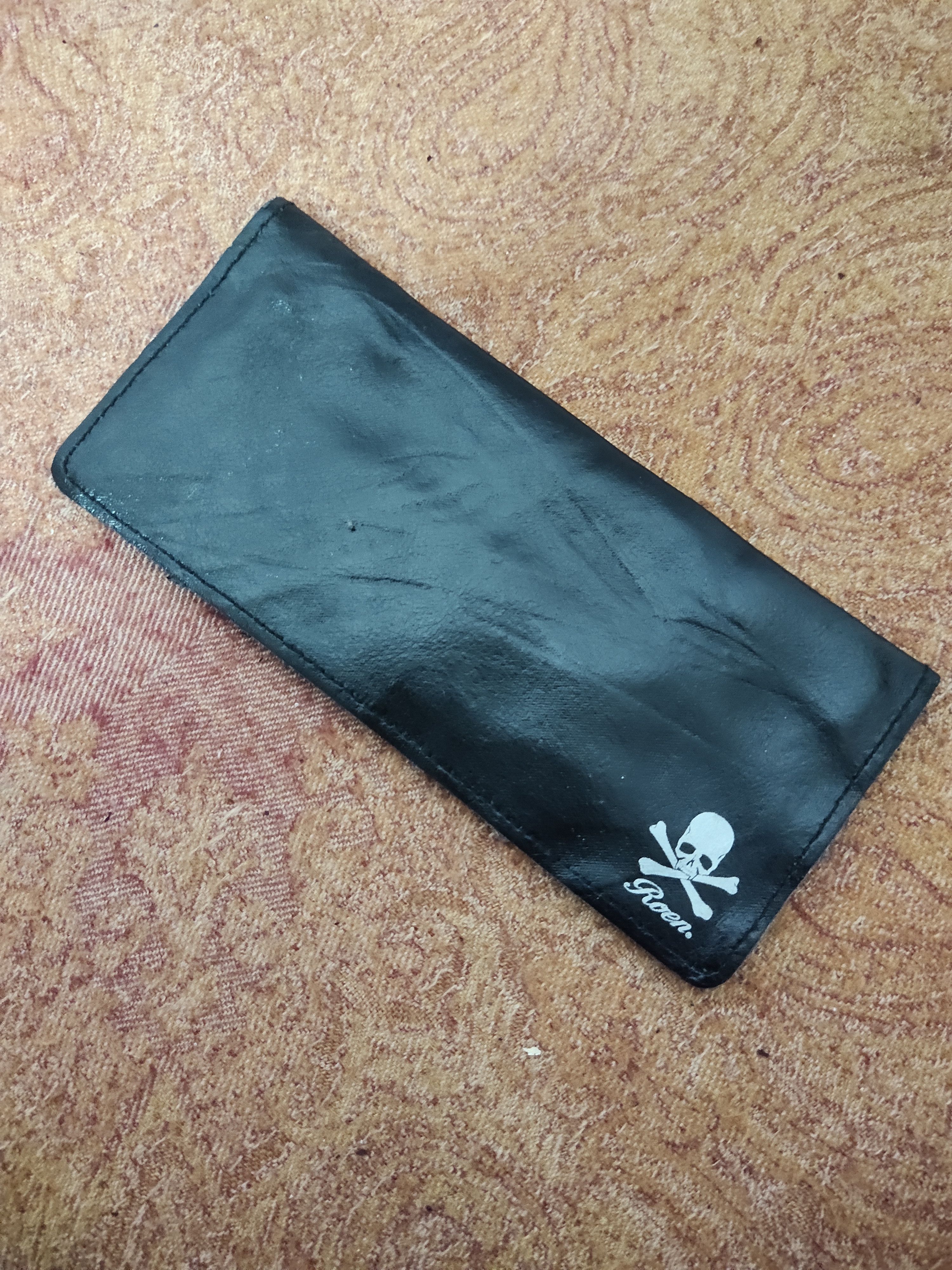 Roen Roen Skull Leather Long Wallet Size ONE SIZE - 1 Thumbnail