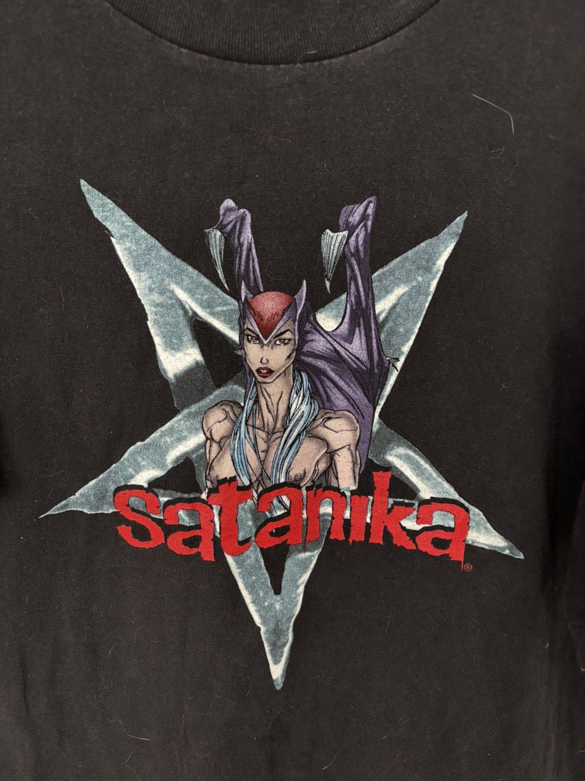 Vintage Vintage Danzig Satanika Comic T-shirt Size US XL / EU 56 / 4 - 2 Thumbnail