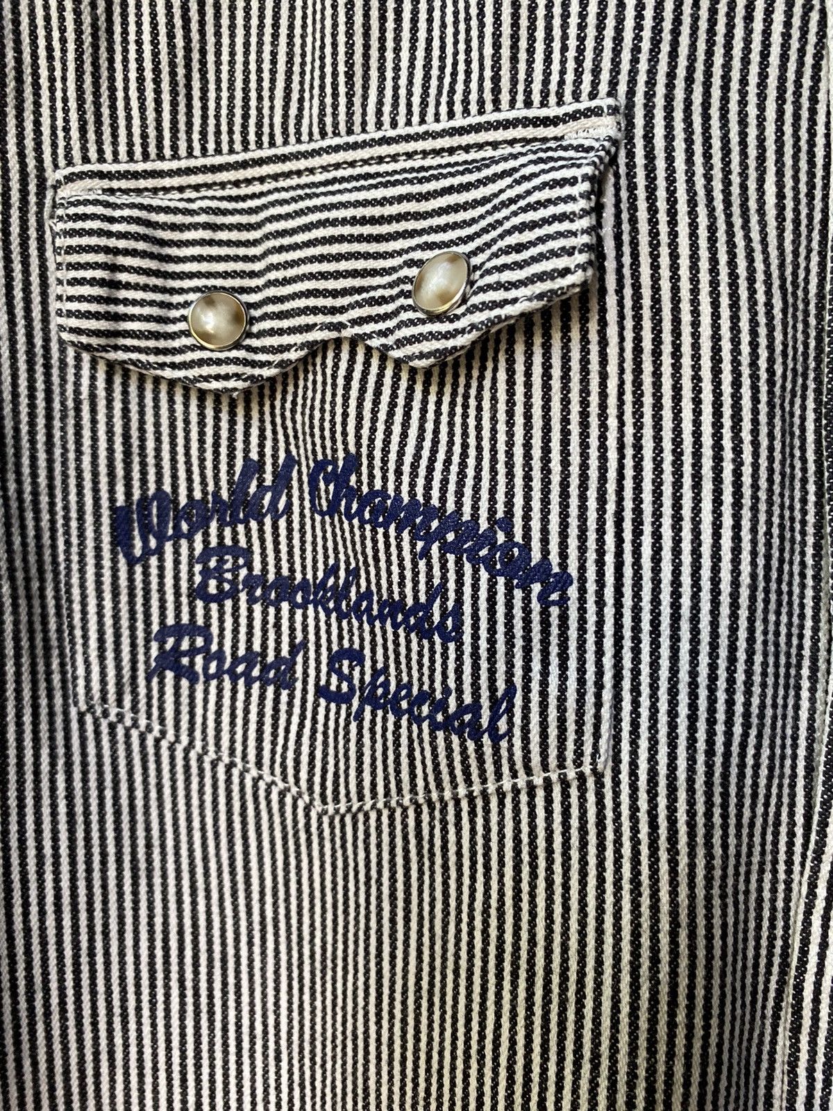 Norton Norton stripped embroidery shirt Size US M / EU 48-50 / 2 - 7 Thumbnail