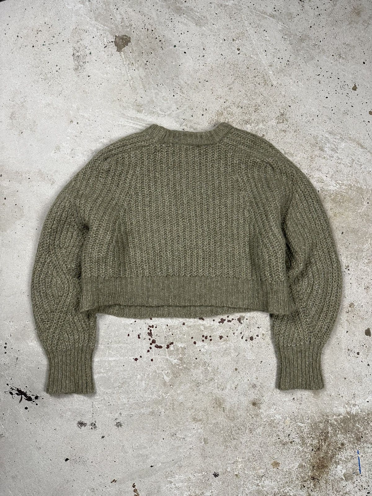 ROTATE Rotate Birger Christensen Knit Wool Big Logo Cropped Jumper Size M / US 6-8 / IT 42-44 - 2 Thumbnail