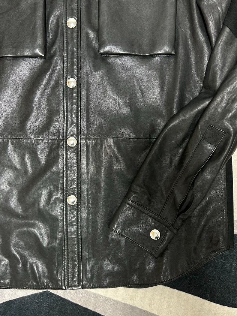 Givenchy Givenchy Leather Jacket Shirt Jacket Outerwear, Fashion Sh Size US L / EU 52-54 / 3 - 5 Thumbnail