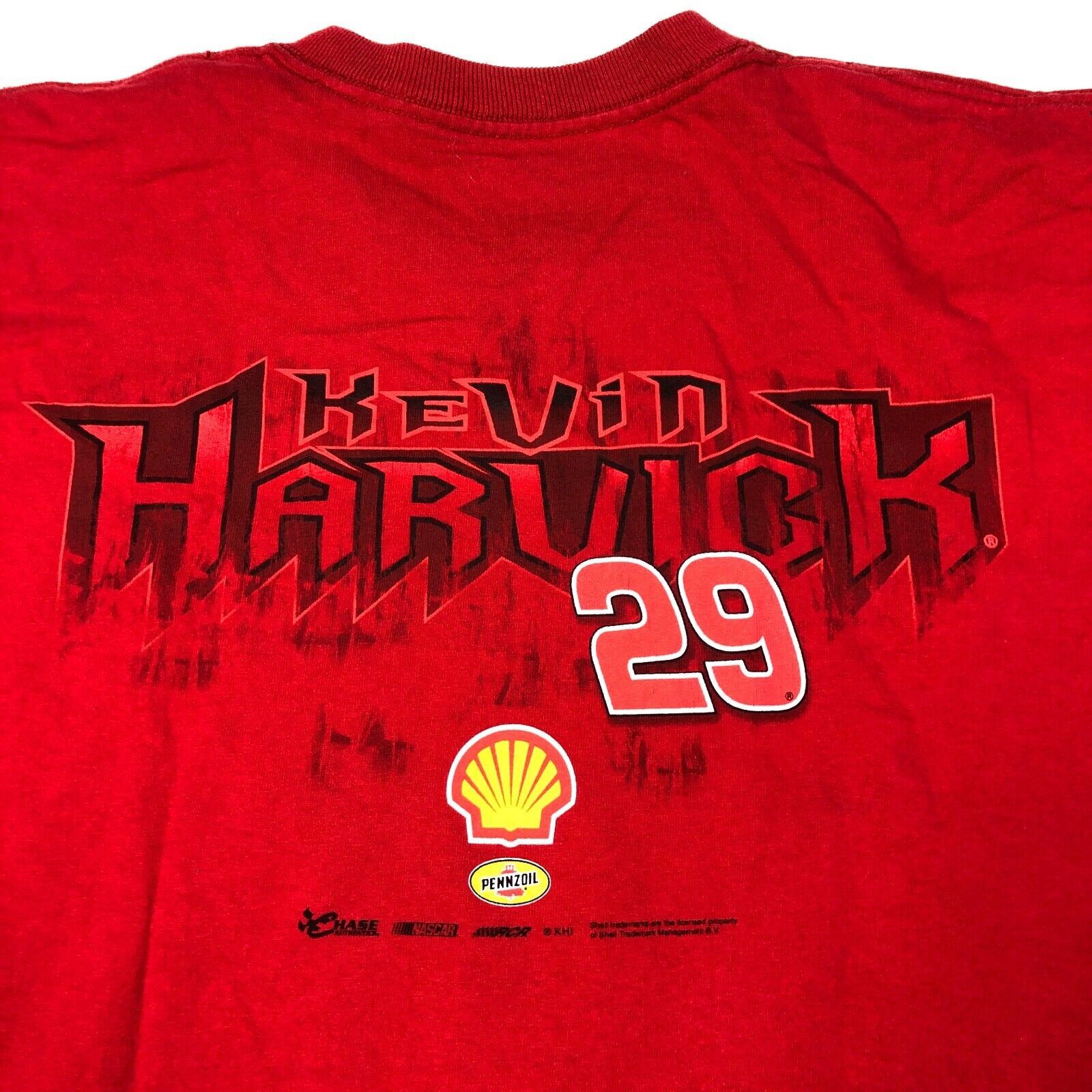 Chase Authentics × NASCAR Kevin Harvick 29 Nascar Racing Tee T Shirt Red Size XL B4 Size US XL / EU 56 / 4 - 5 Thumbnail