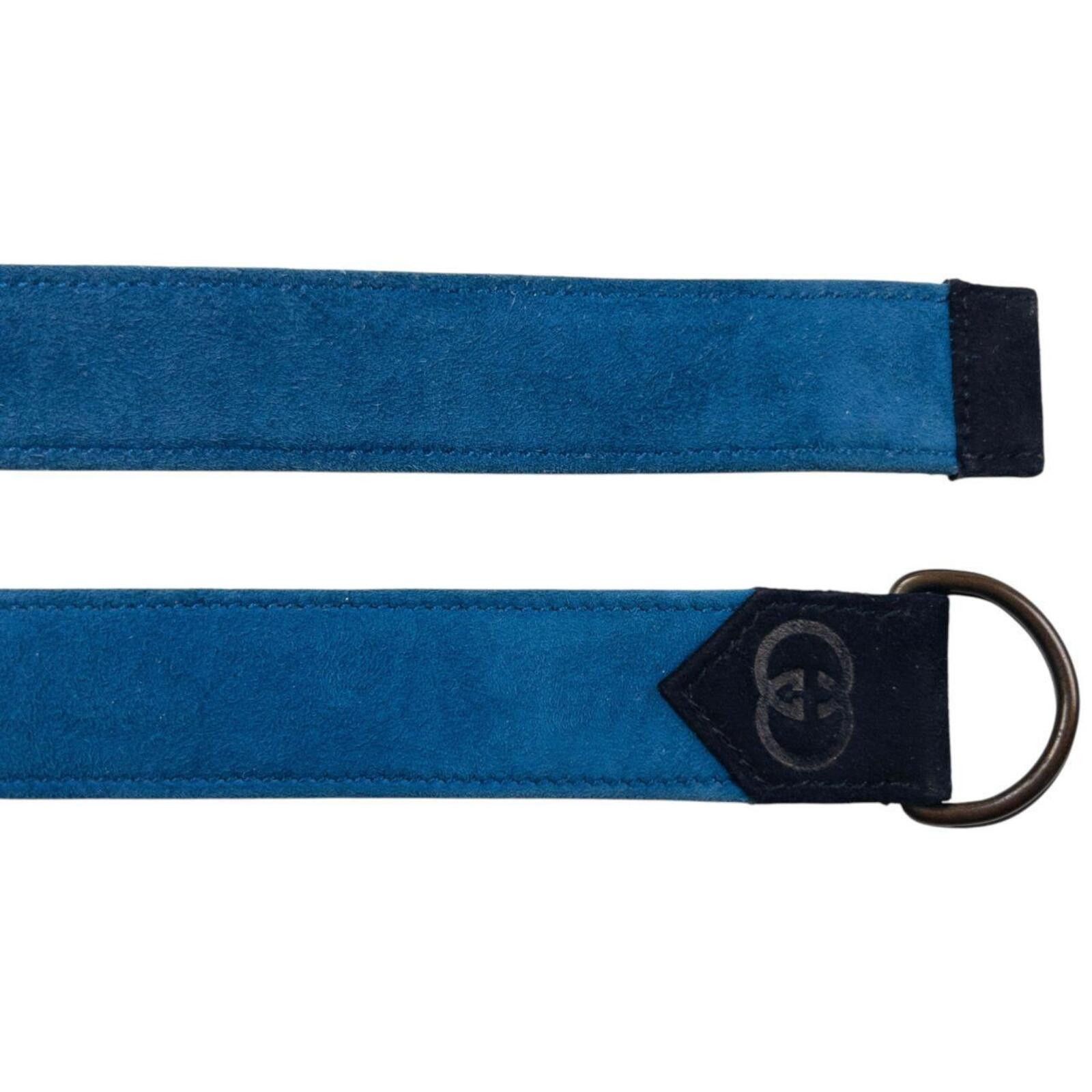 Gucci Vintage 80s Gucci Suede Belt Size XL Size ONE SIZE - 6 Thumbnail