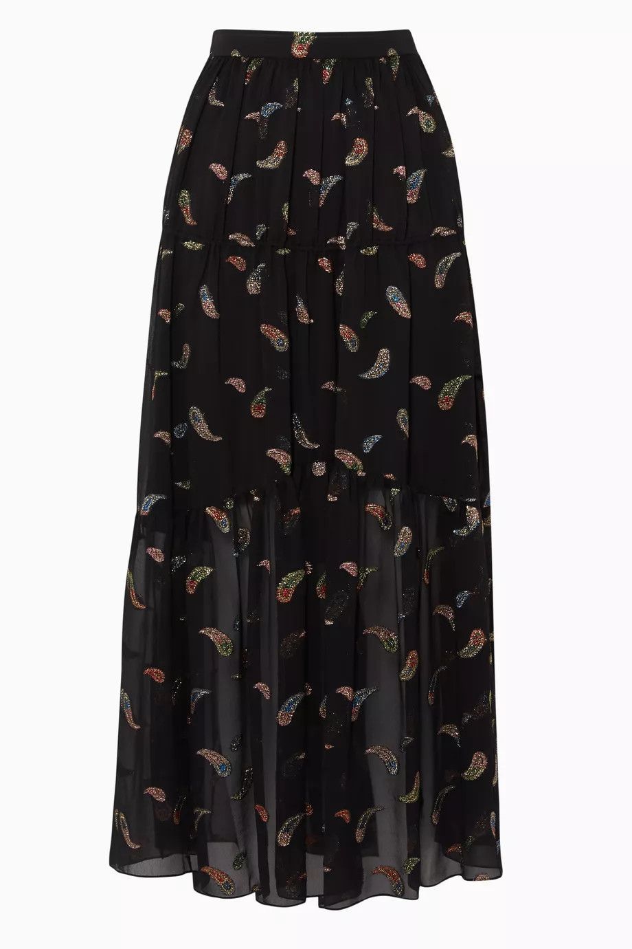 Chloe o1y0825 Maxi Skirt in Multicolor Size 27" / US 4 / IT 40 - 1 Thumbnail