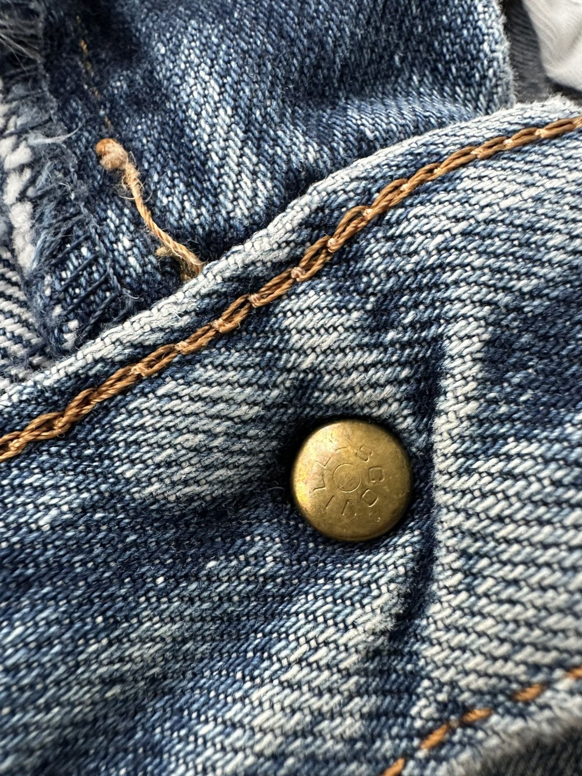 Edwin Edwin Us Classic Scovill Button Washed Vintage Denim D508 Size US 32 / EU 48 - 19 Thumbnail