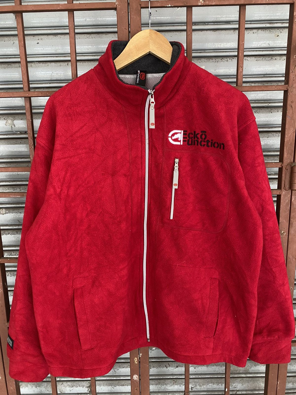 Ecko Unltd. Vintage Y2K Ecko Unltd Funtion Fleece Jacket Size US L / EU 52-54 / 3 - 3 Thumbnail