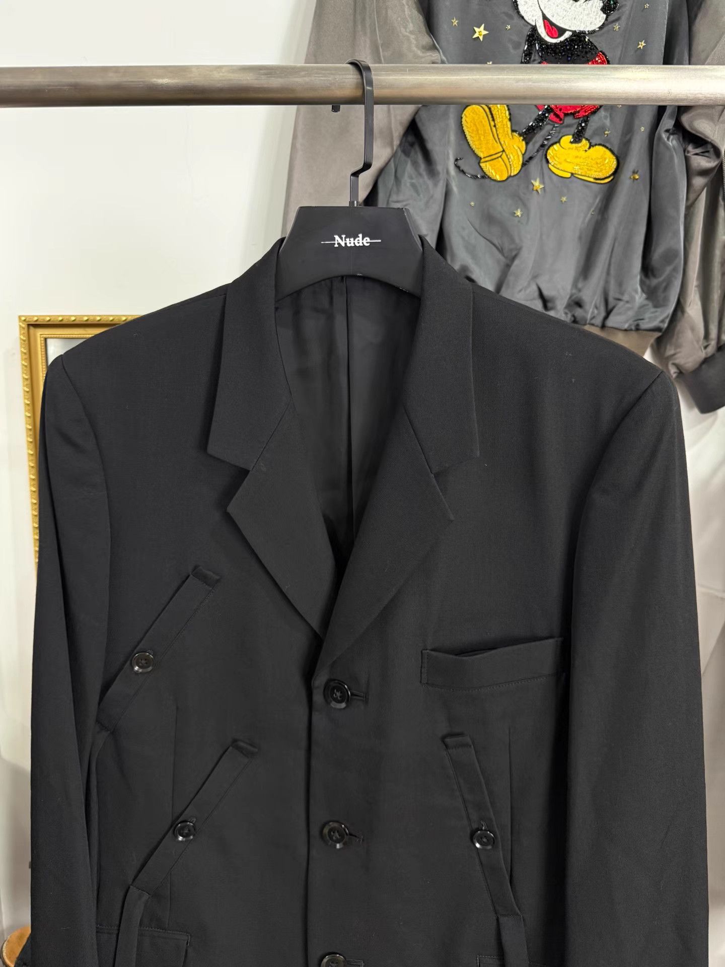 Yohji Yamamoto Yohji Yamamoto Pour Homme Tie Waist Suit Jacket K20 Size US M / EU 48-50 / 2 - 4 Thumbnail