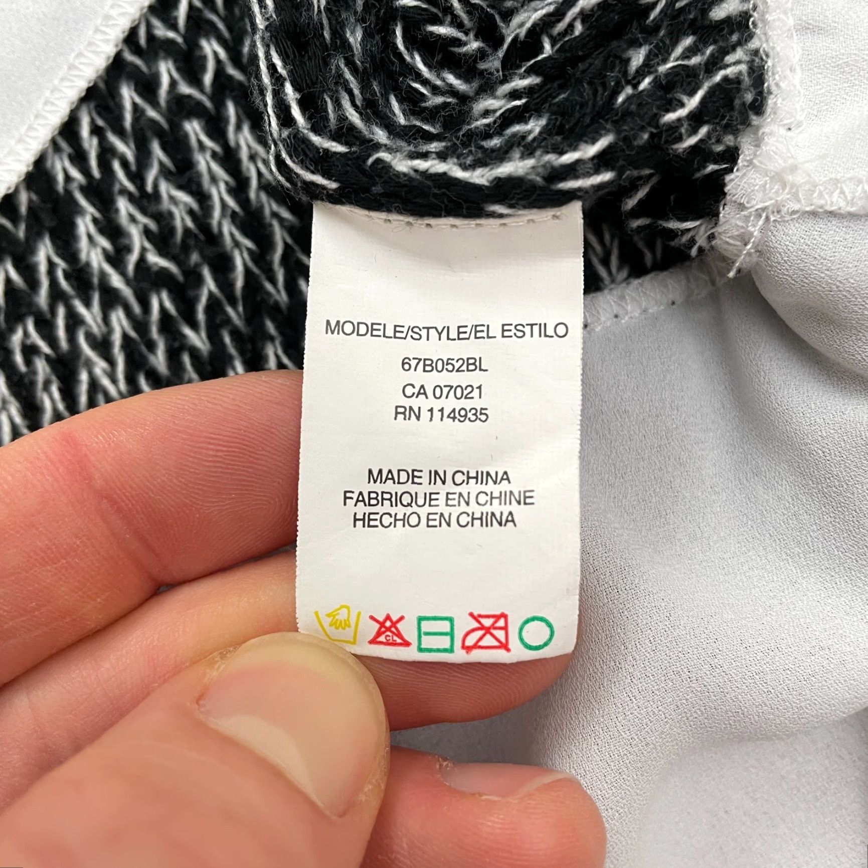 AQUA Aqua Sweater Shirt Womens M Black White Business Casual Size M / US 6-8 / IT 42-44 - 6 Thumbnail