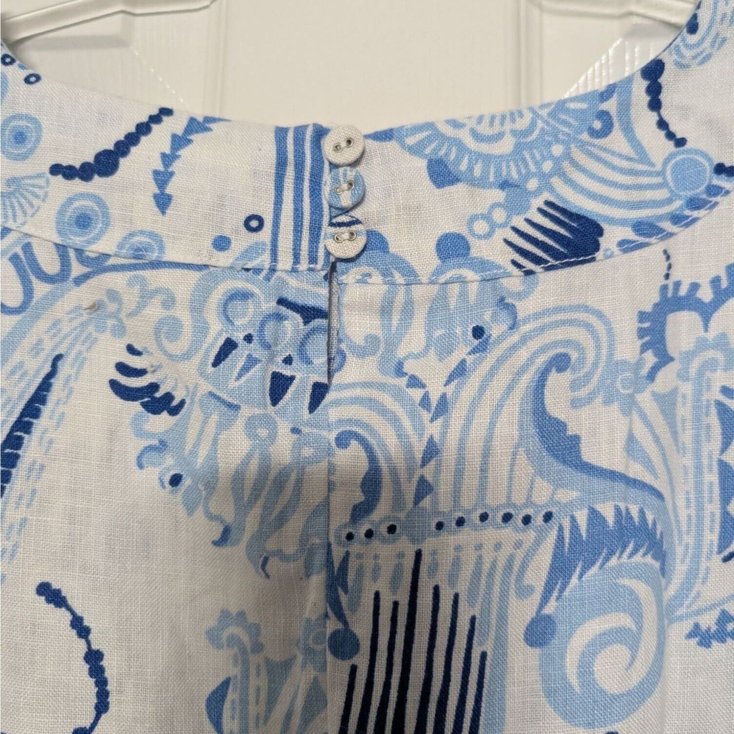 Designer Lantana Casuals 100% Linen Floral Tank Top Womens Size XL Size XL / US 12-14 / IT 48-50 - 8 Thumbnail