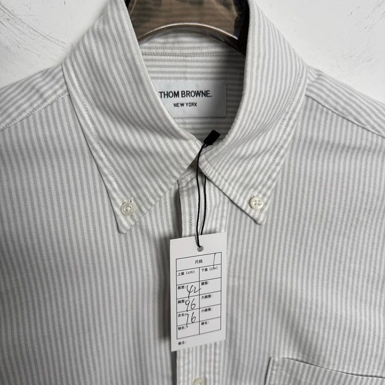 Thom Browne Thom Browne Striped two-sleeved shirt Size US S / EU 44-46 / 1 - 3 Thumbnail