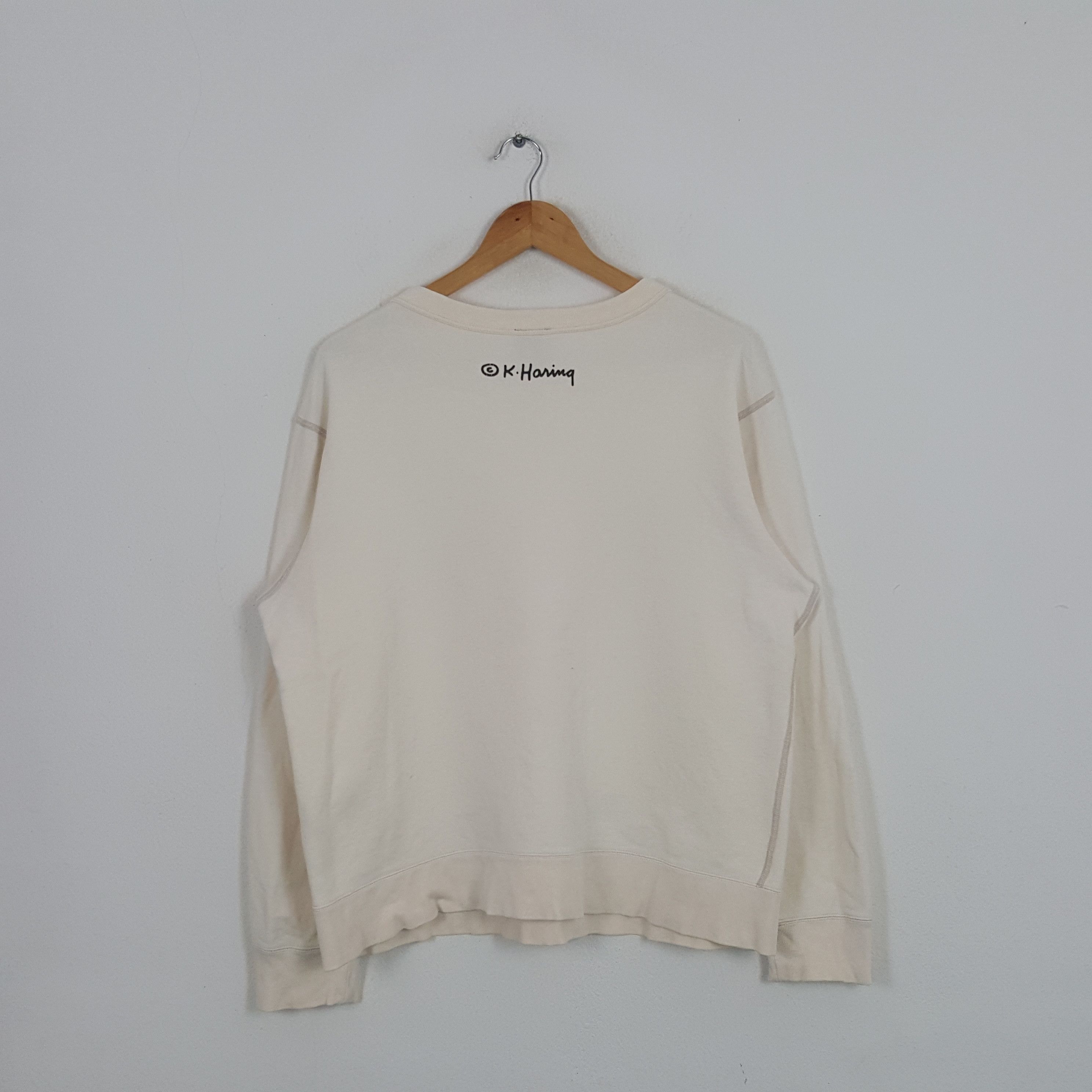 Keith Haring × Vintage Vintage Keith Haring American Artists Promo Sweatshirt Size US L / EU 52-54 / 3 - 3 Thumbnail