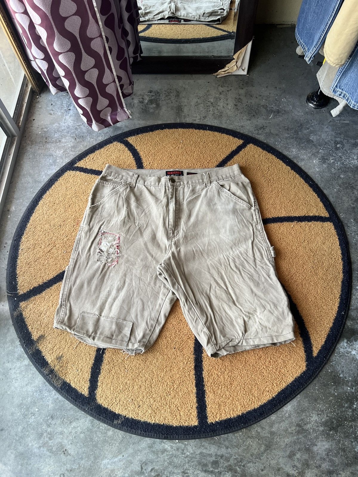 🔥Vintage Wolverine Distressed Carpenter Cropped Pant