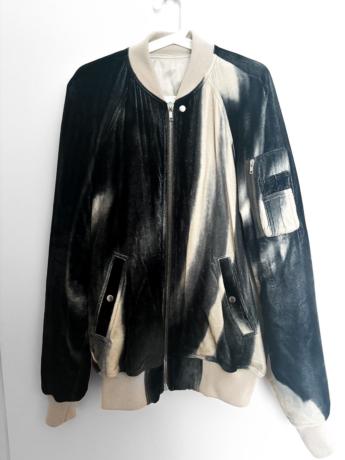Rick Owens Rick Owens fw22 mainline Velvet Gradient ma-1 Jacket