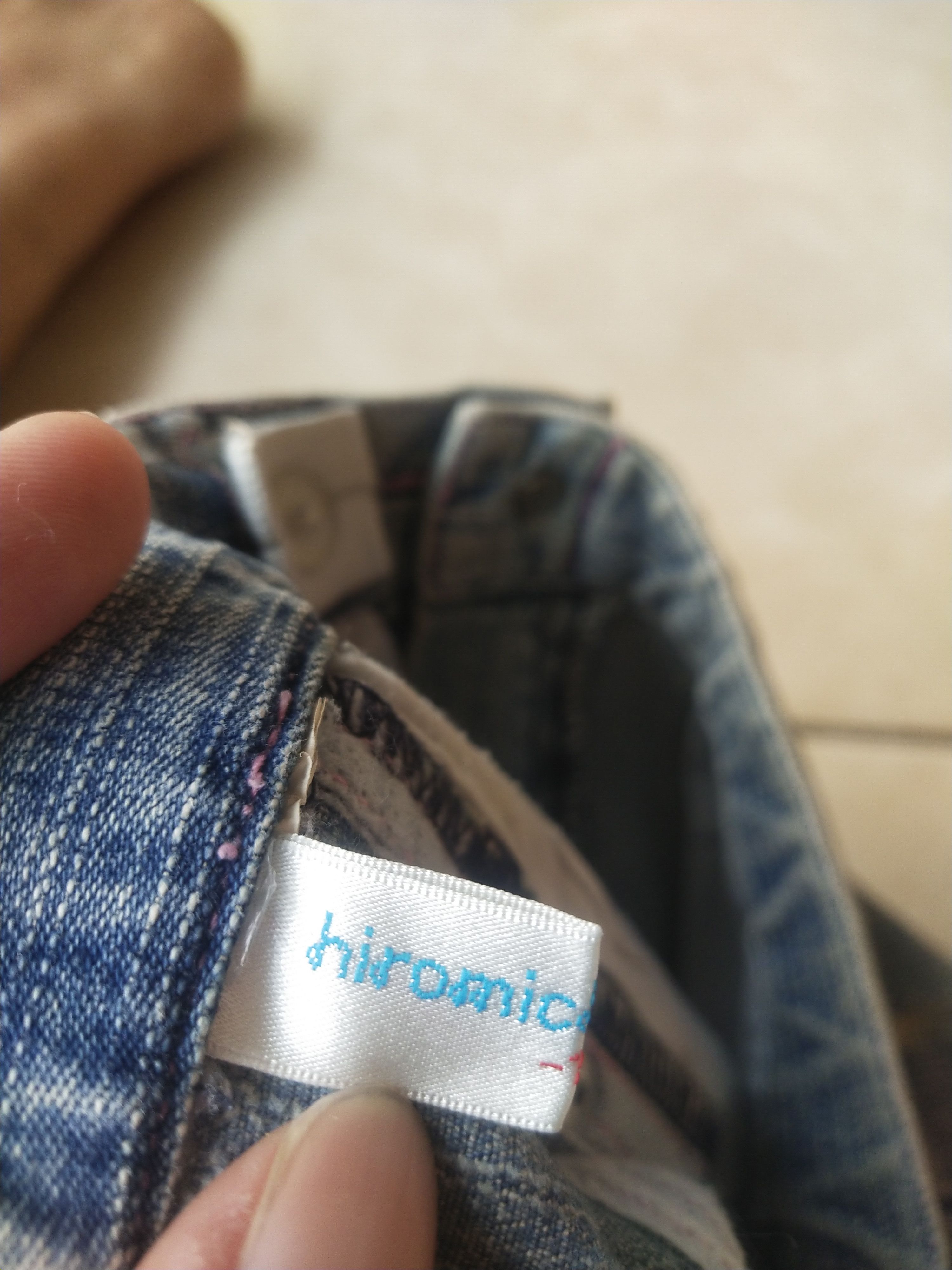Hysteric Glamour Hiromichi Nakano Denim Shorts Rhinestone Studs & Embroidery Size 28" / US 6 / IT 42 - 7 Thumbnail