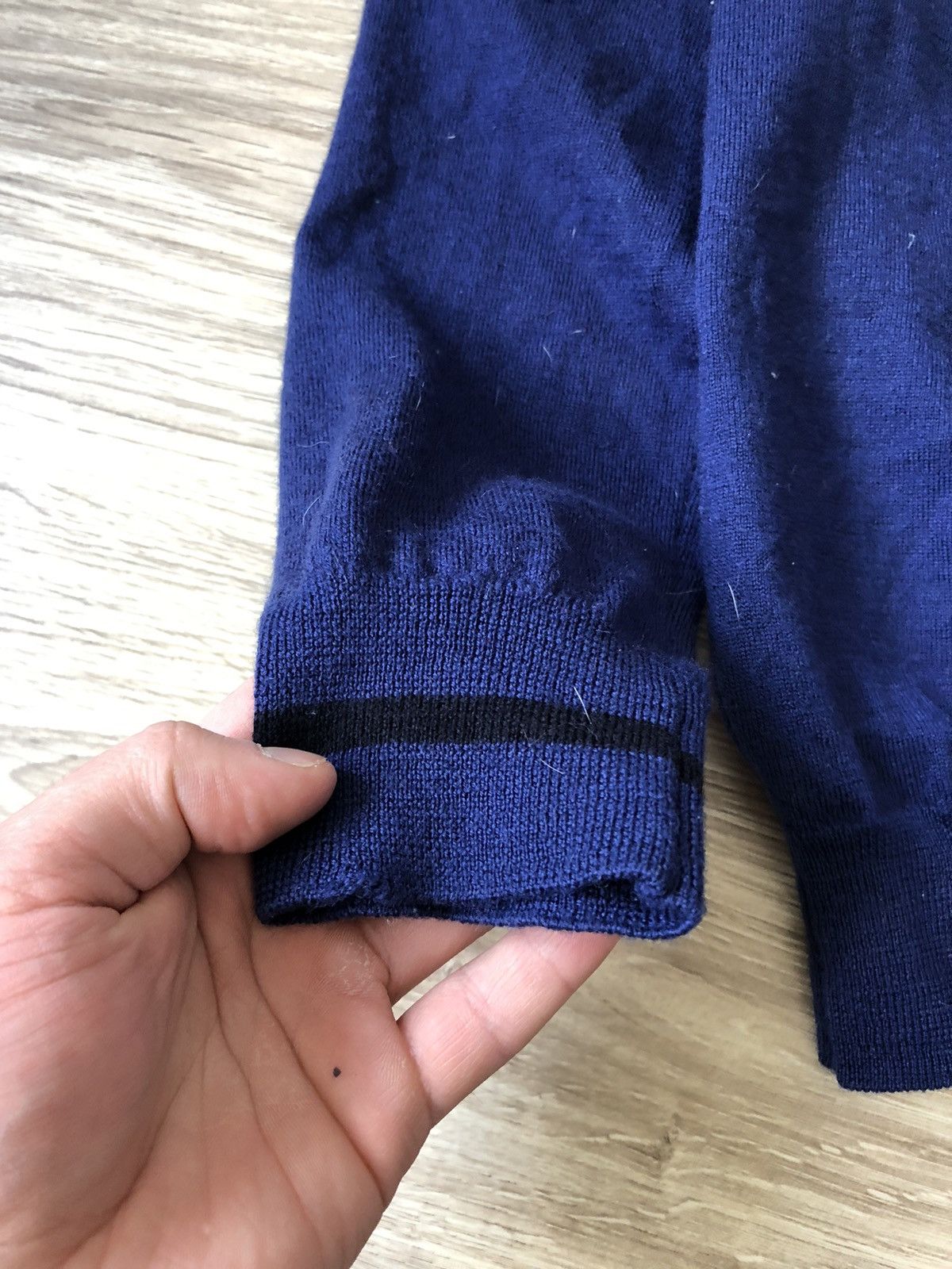Fred Perry × Vintage Vintage Fred Perry Wool Long Sleeve Sweater Made in Italy Size US S / EU 44-46 / 1 - 3 Thumbnail