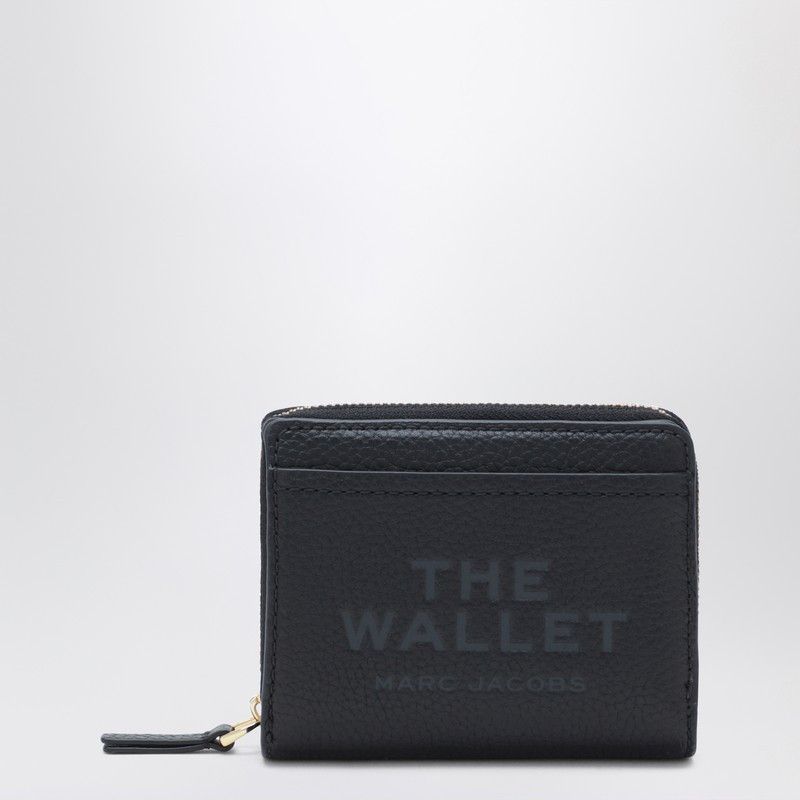 Marc Jacobs Mini Black Full-Grain Leather Wallet