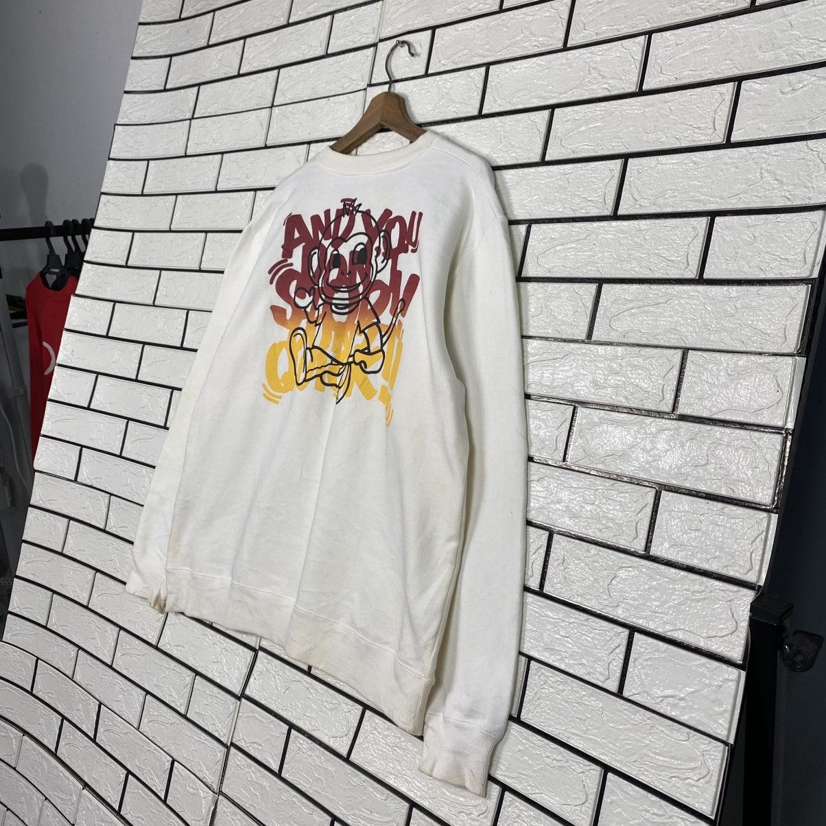 Japanese Brand Vintage Sweatshirt Grass Hither Sportswear Big Logo Size US L / EU 52-54 / 3 - 11 Thumbnail