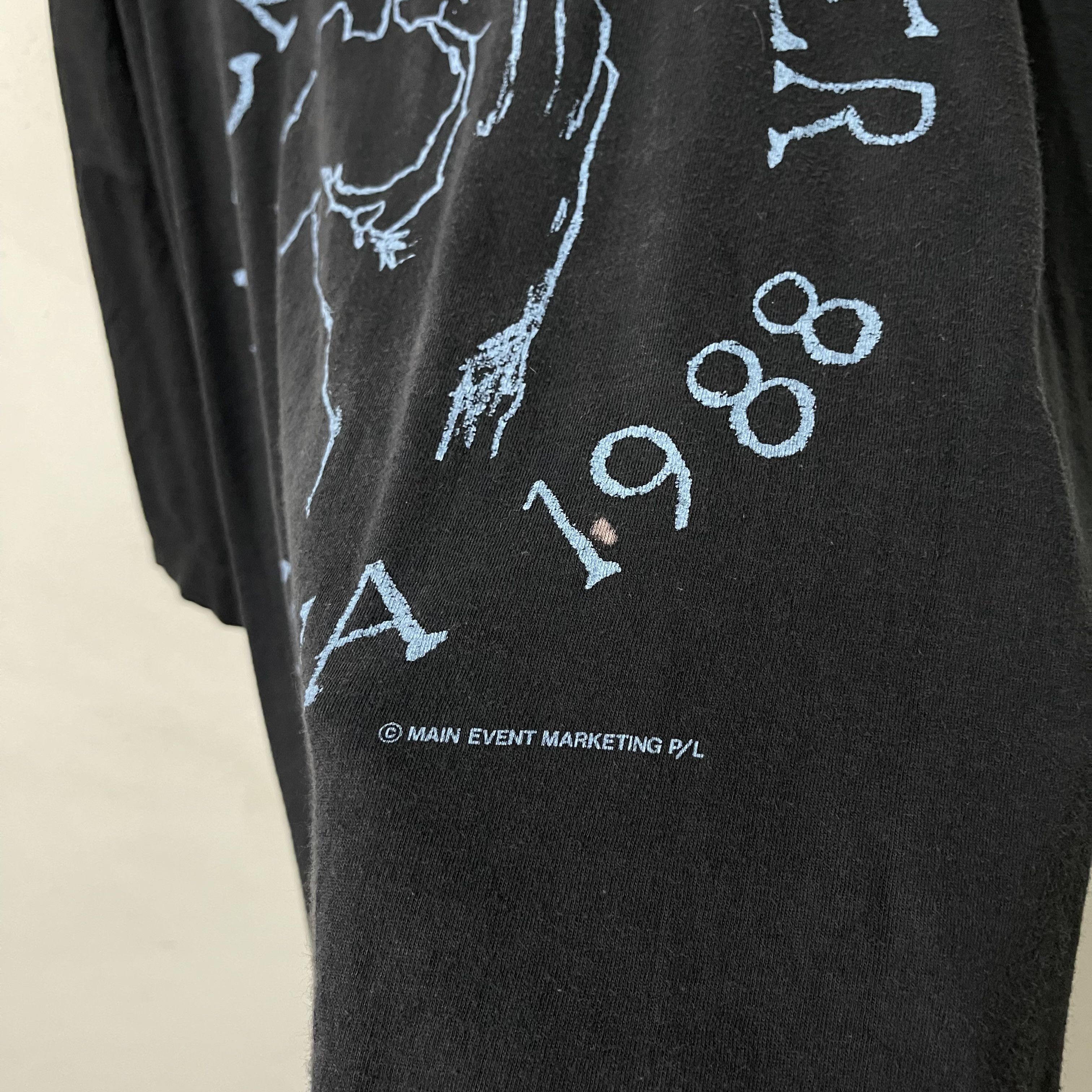 The Rolling Stones Vintage 1988 Mick Jagger Australia Tour Shirt Size US XL / EU 56 / 4 - 3 Thumbnail