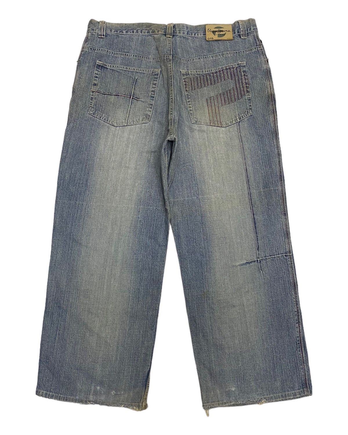 Pepe Jeans BAGGY JEANS PEPE JEANS DISTRESSED DENIM HIP HOP Size US 40 / EU 56 - 2 Thumbnail