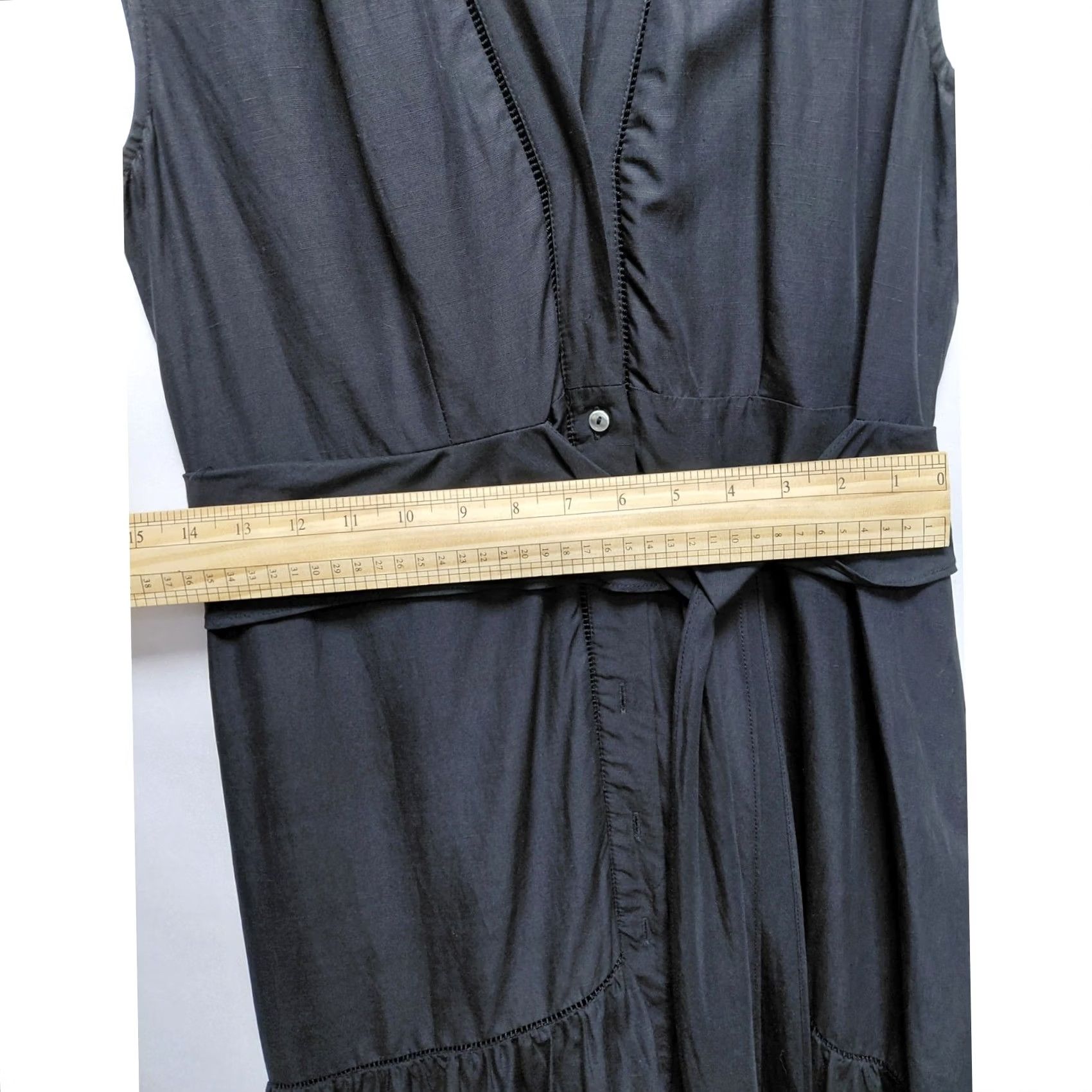 KOBI HALPERIN Kobi Halperin Dress Womens M Black Sleeveless Maxi Solid Tencel Women Size Size M / US 6-8 / IT 42-44 - 7 Thumbnail