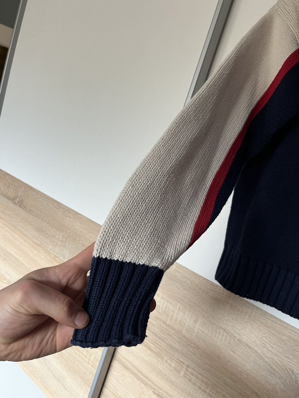 Polo Ralph Lauren × Vintage VTG 90’s Limited Edition Ralph Lauren USA Flag Knit Sweater Size US M / EU 48-50 / 2 - 5 Thumbnail