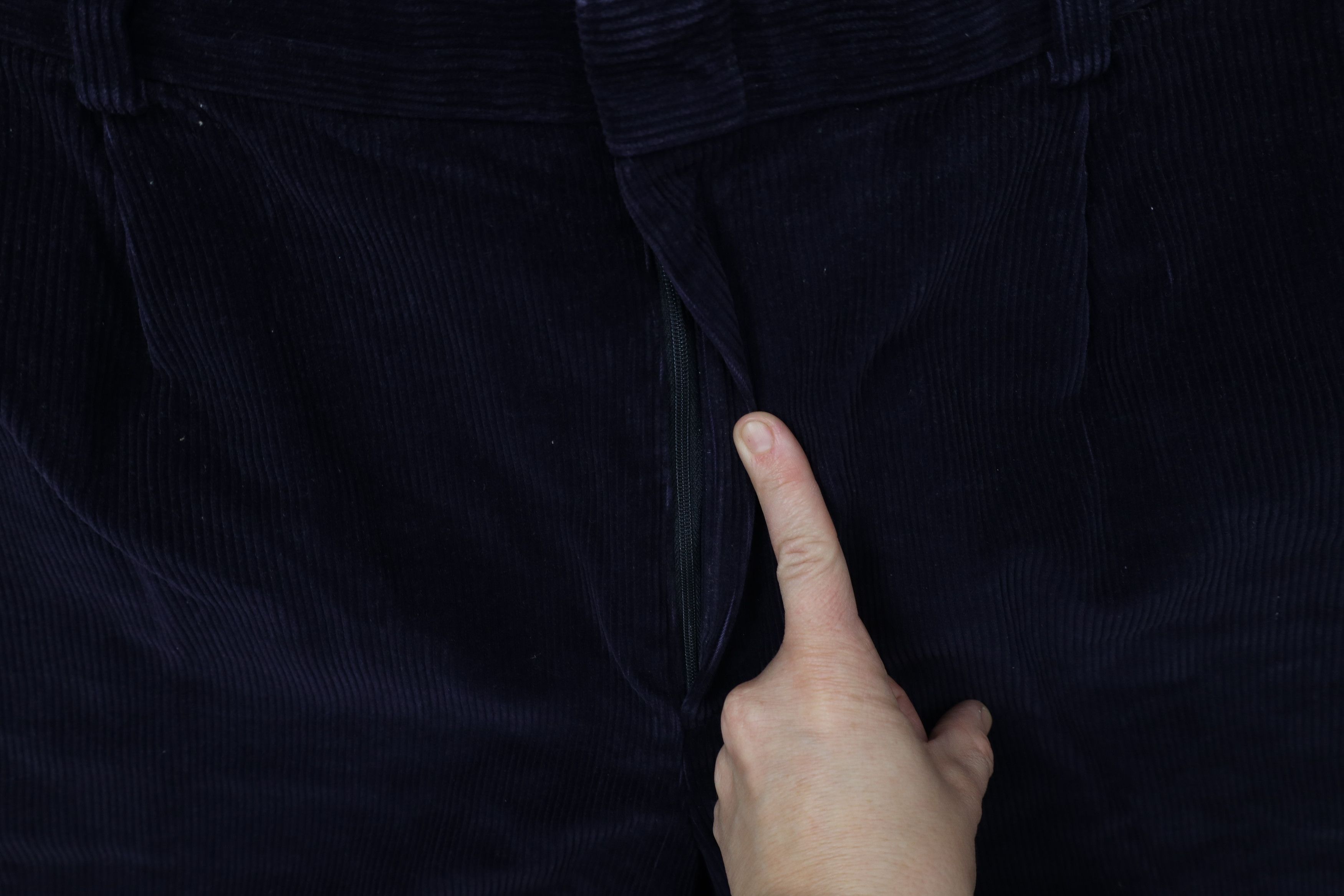 Lands' End Vintage 90s Lands End Heavy Wide Leg Corduroy Chino Pants Size US 38 / EU 54 - 5 Thumbnail