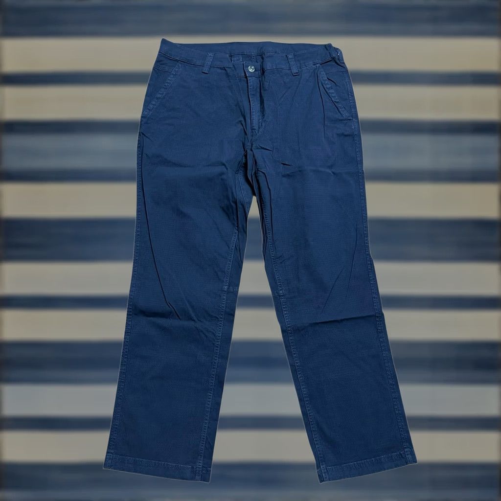 CO Duluth Trading Co Men Blue Ridge Standard Fit Pants 38x30 Blue NWT Regular Straight Workwear Casual Travel Size US 38 / EU 54 - 1 Thumbnail