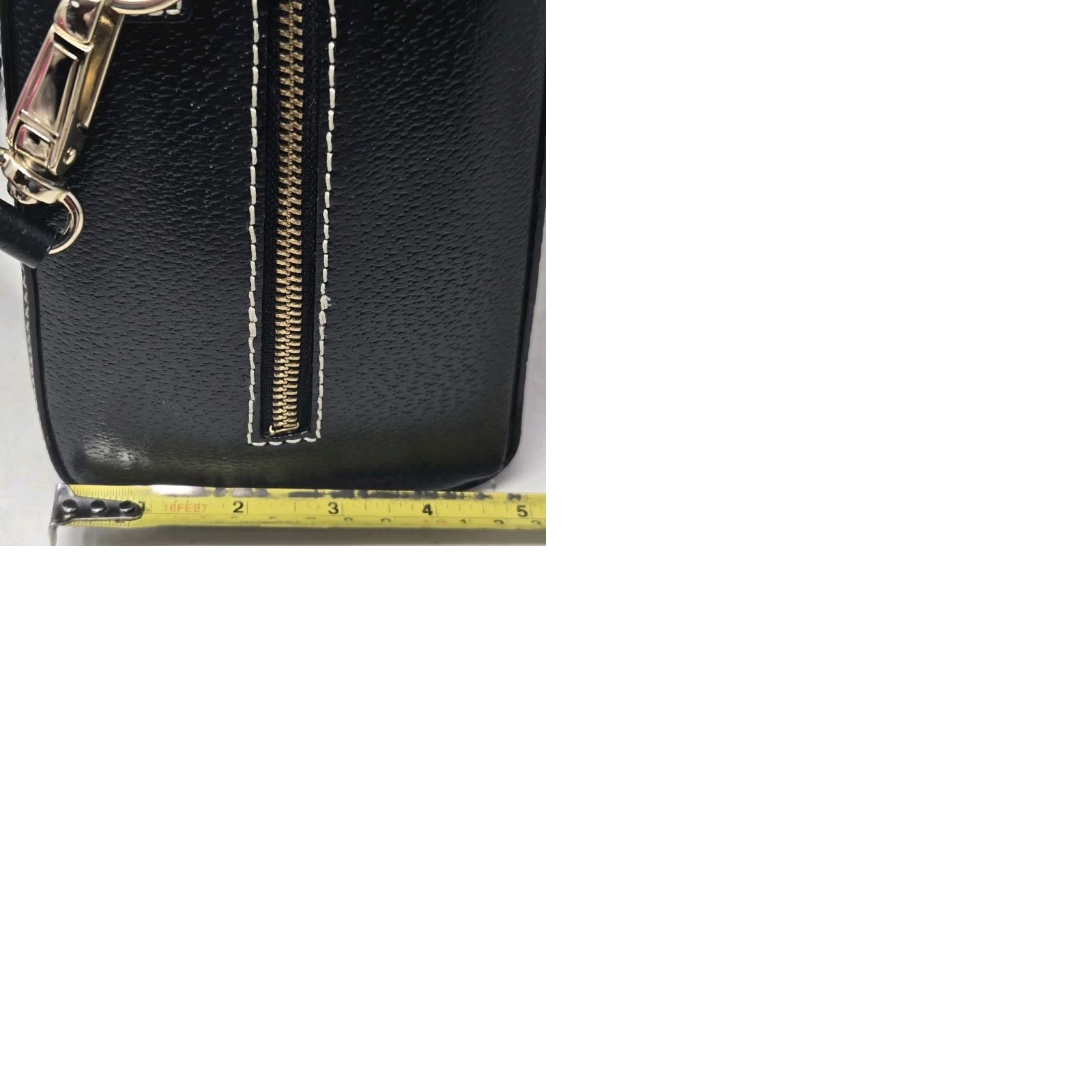 Vintage kate spade Wellesley Satchel Crossbody Bag Black Leather OS Womens Size ONE SIZE - 10 Thumbnail