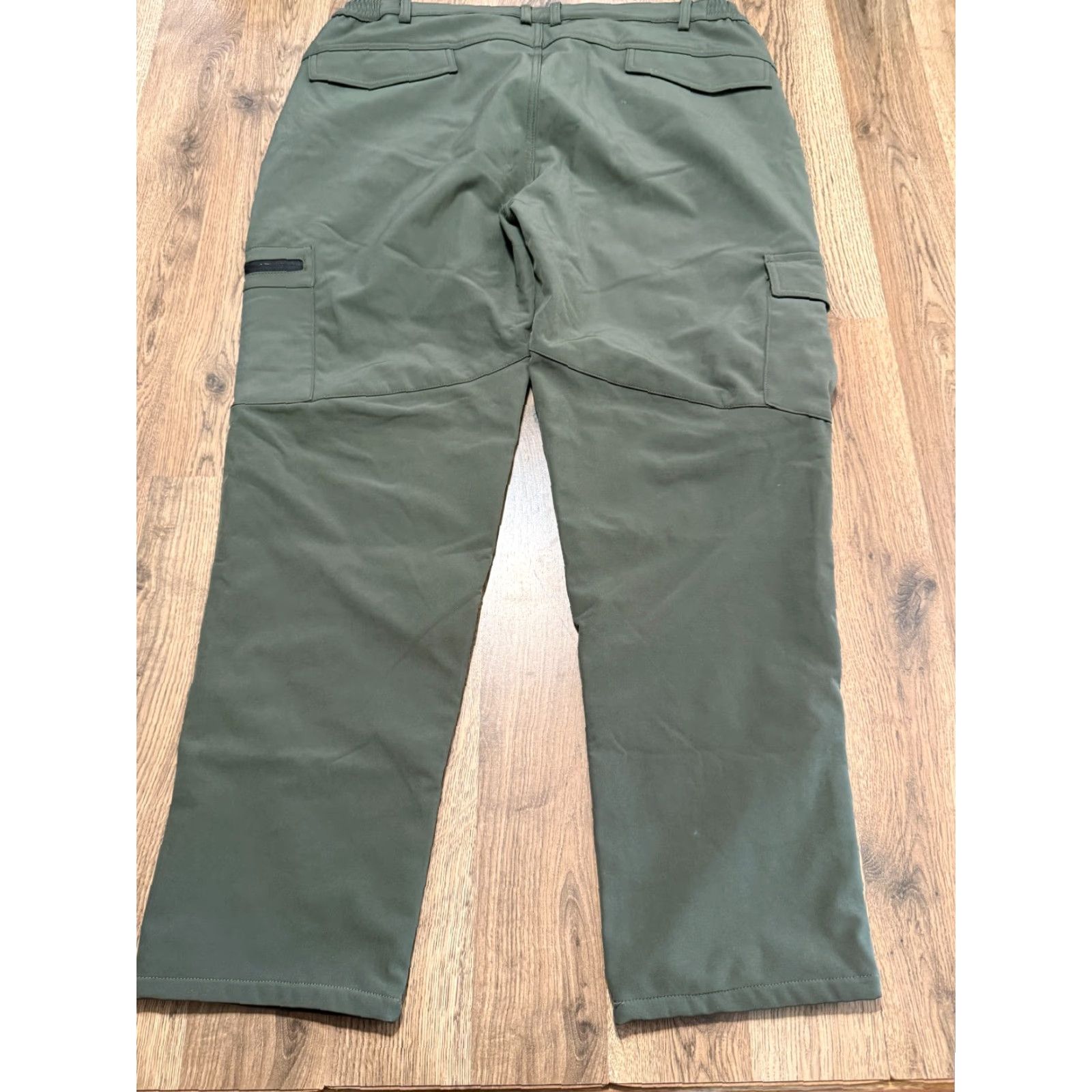 Vintage Outdoor Sports Pants Men Size XXL Green Straight Leg High Rise Cargo Pants Regular Inseam 29in Size US 39 - 2 Thumbnail