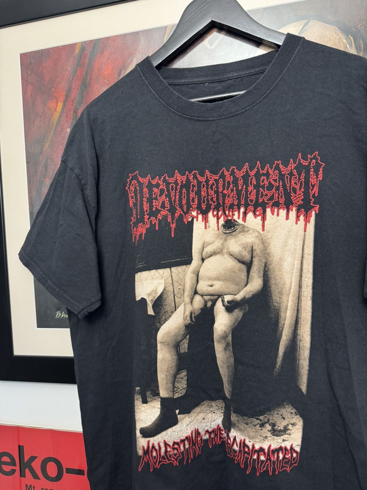 Band Tees Vintage Devourment Death Metal Band Tee Hardcore Rare Y2k Size US L / EU 52-54 / 3 - 3 Thumbnail