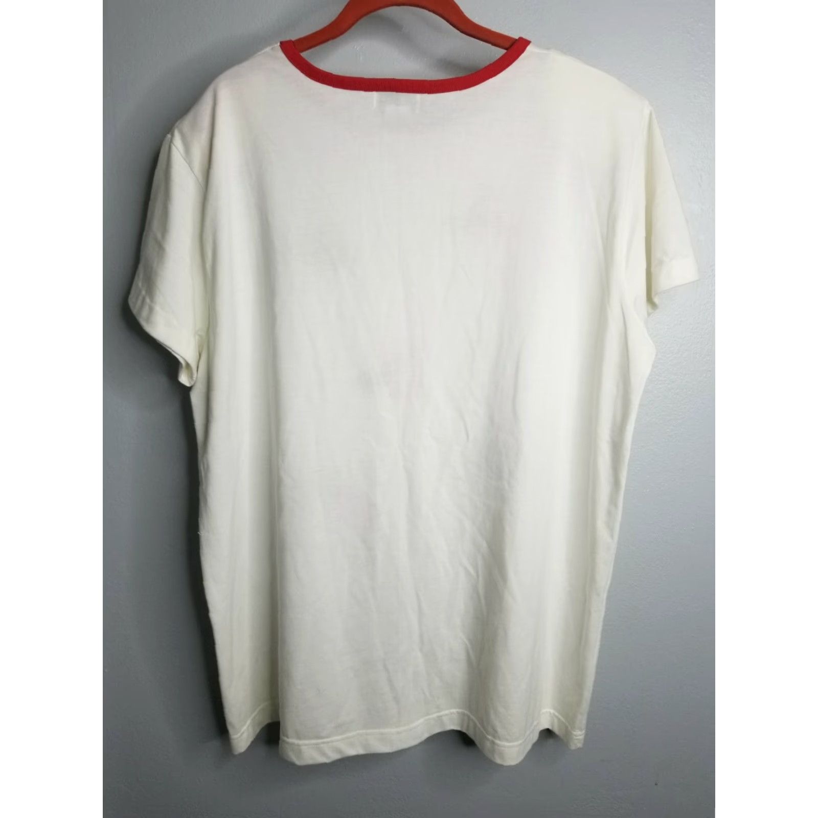 Vintage VINTAGE Extra Point T-Shirt Plus Size 1X White Long Sleeve Sequin 80s Casual Womens Size XL / US 12-14 / IT 48-50 - 4 Thumbnail